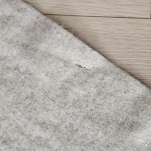 Burberry Blue Label 6' Cashmere Scarf With Tassels *Multiple Holes - Read - Picture 11 of 13